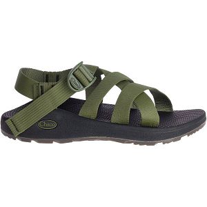 Chacos Banded Z/Cloud Men's Z/Sandals Black / Green | 8159402-US