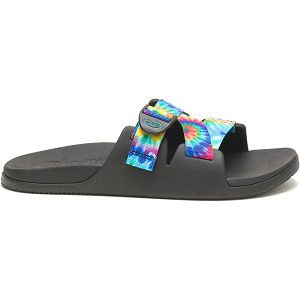 Chacos Chillos Men's Slides Black / Multi | 9358102-US