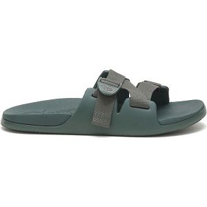 Chacos Chillos Men's Slides Green | 3481260-US