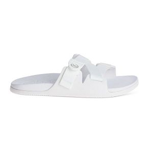 Chacos Chillos Men's Slides White | 8513967-US