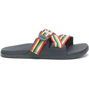 Chacos Chillos Slides Women's New Belgium 30 Amber / Grey | 5314809-US