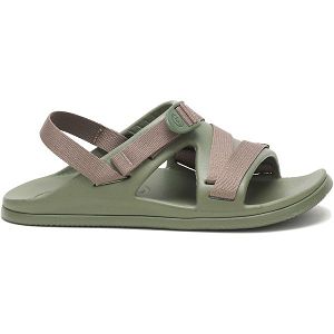 Chacos Chillos Sport Men's Sandals Green / Brown | 5279130-US