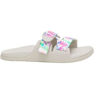 Chacos Chillos Women's Slides White / Multi | 9708314-US