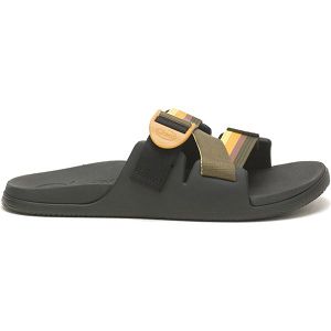 Chacos Chillos Women's Slides Yellow / Grey | 8491235-US