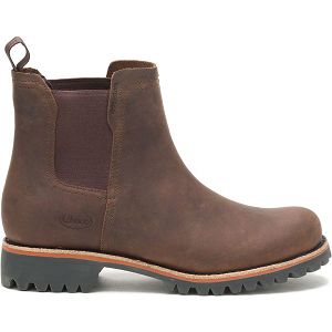 Chacos Fields Chelsea Waterproof Women's Boots Brown | 1953684-US