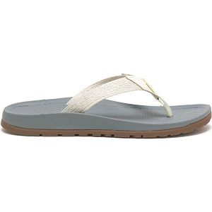 Chacos Lowdown Women's Flips Blue / White | 9857601-US