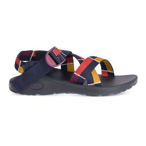 Chacos Mega Z/Cloud Women's Sandals Yellow / Orange / Navy | 2857630-US