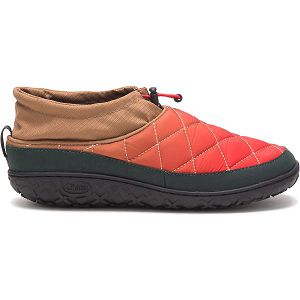 Chacos Ramble Puff Cinch Men's Sneakers Orange / Green / Brown | 6243975-US