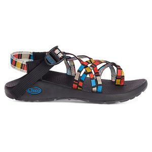 Chacos ZX/2 Classic Women's Sandals Blue / Orange / Yellow | 7940325-US
