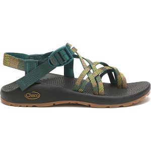 Chacos ZX/2 Classic Women's Z/Sandals Yellow / Green / Grey | 1679342-US