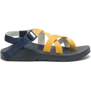 Chacos Z/2 Classic Women's Z/Sandals Black / Yellow / Blue | 7415903-US