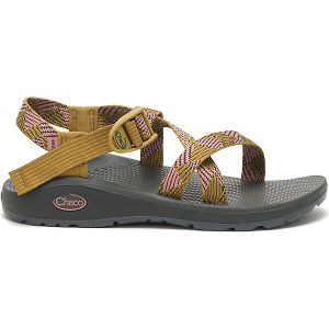 Chacos Z/Cloud Women's Sandals Grey / Yellow | 1587642-US