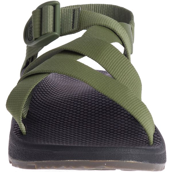 Chacos Banded Z/Cloud Men's Z/Sandals Black / Green | 8159402-US