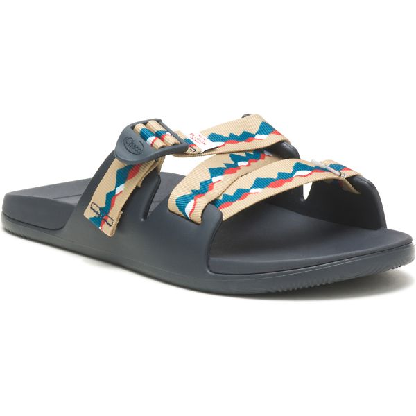 Chacos Chillos Slides Men's New Belgium 30 Beige / Grey | 3295148-US