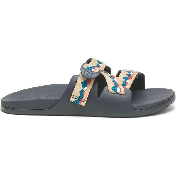 Chacos Chillos Slides Men\'s New Belgium 30 Beige / Grey | 3295148-US