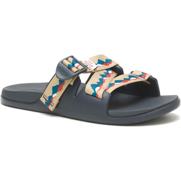 Chacos Chillos Slides Women's New Belgium 30 Beige / Grey | 5098472-US