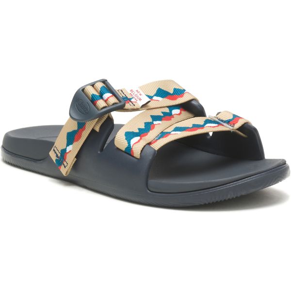 Chacos Chillos Slides Women's New Belgium 30 Beige / Grey | 5098472-US
