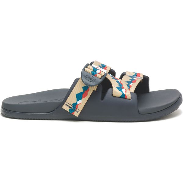 Chacos Chillos Slides Women\'s New Belgium 30 Beige / Grey | 5098472-US