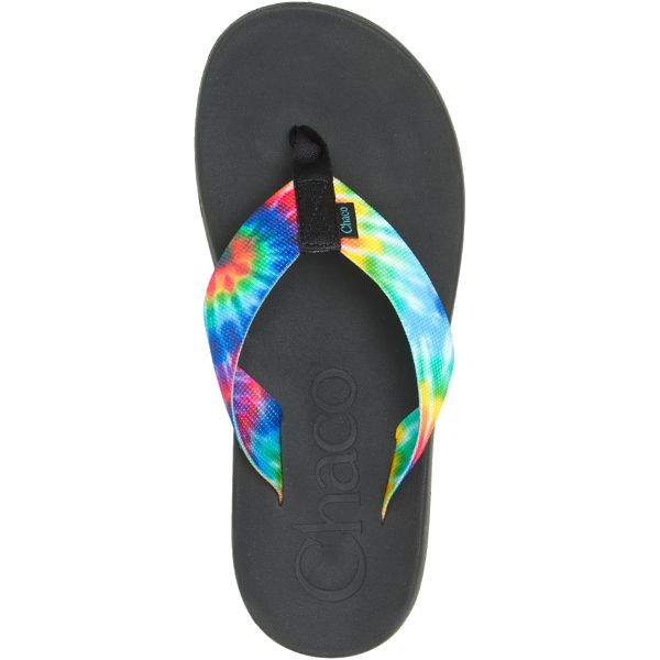 Chacos Chillos Women's Flips Black / Multi | 7319806-US
