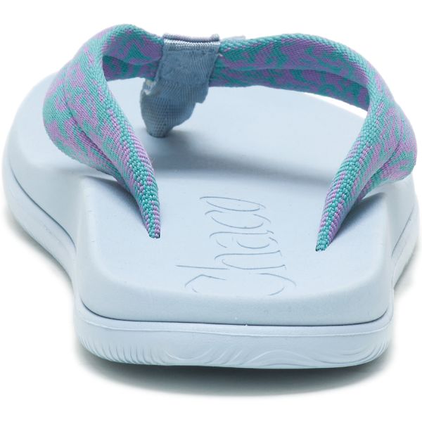 Chacos Chillos Women's Flips Blue / Pink | 4567902-US