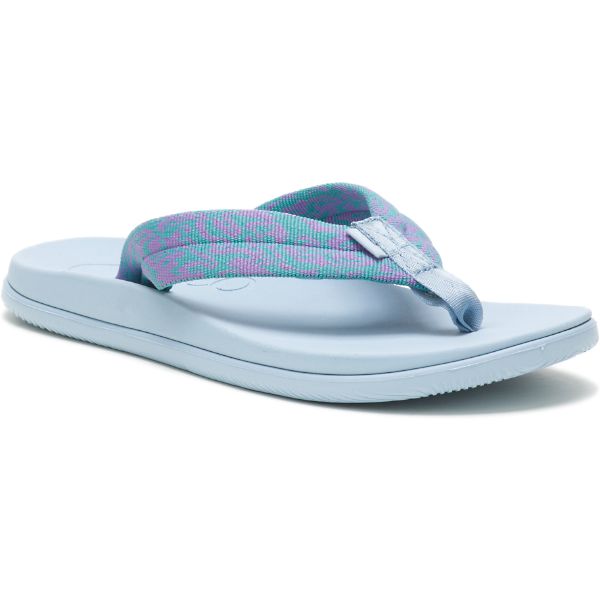 Chacos Chillos Women's Flips Blue / Pink | 4567902-US