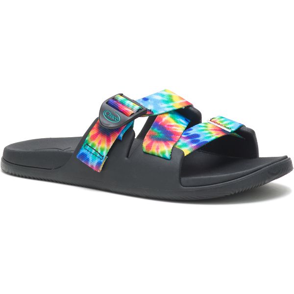 Chacos Chillos Women's Slides Black / Multi | 4283715-US