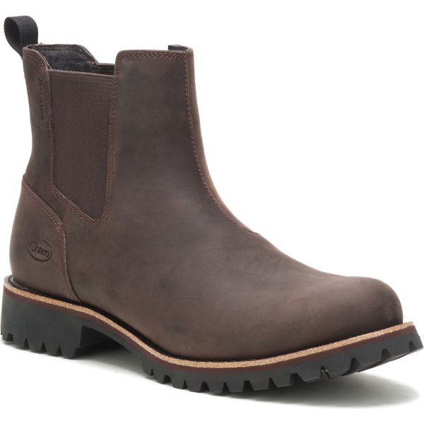 Chacos Fields Chelsea Waterproof Men's Boots Brown | 253479-US