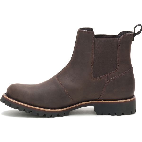 Chacos Fields Chelsea Waterproof Men's Boots Brown | 253479-US
