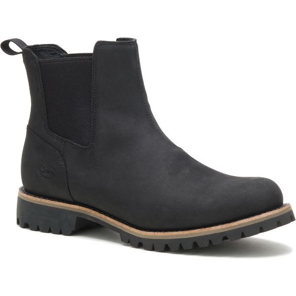 Chacos Fields Chelsea Waterproof Men's Boots Black | 4829376-US