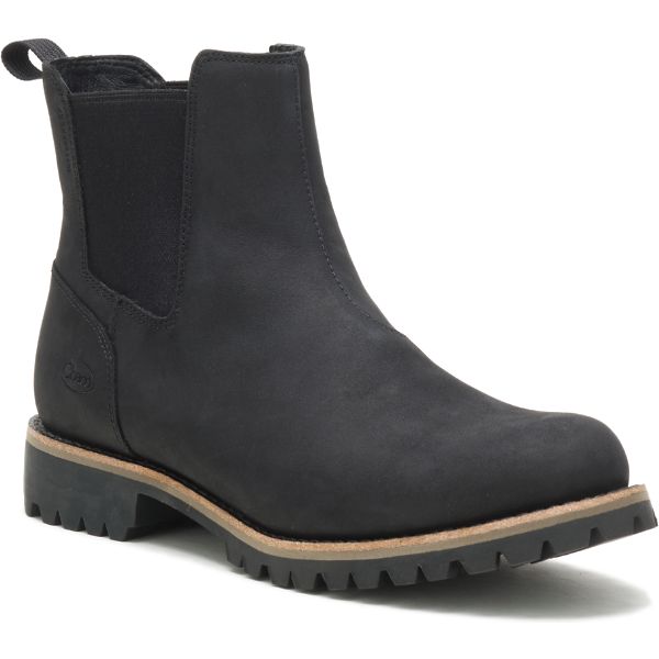 Chacos Fields Chelsea Waterproof Men's Boots Black | 4829376-US