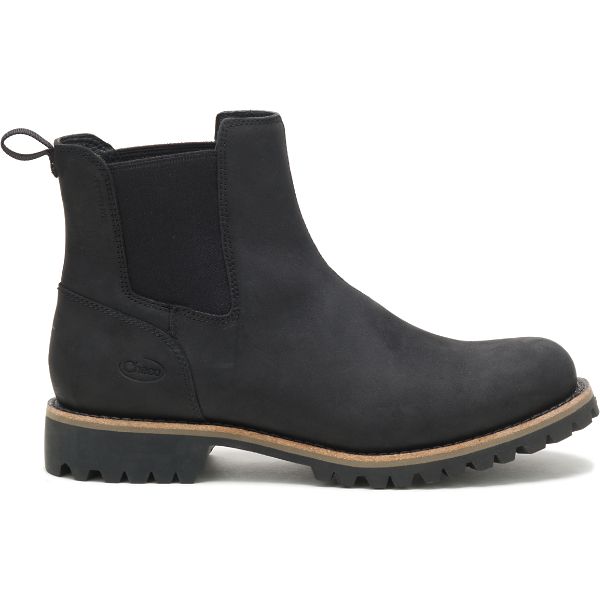 Chacos Fields Chelsea Waterproof Men\'s Boots Black | 4829376-US