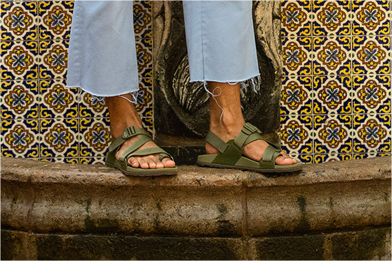 Chacos Lowdown Men's Sandals Brown | 4675031-US