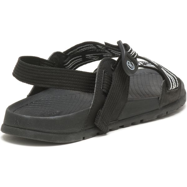 Chacos Lowdown Women's Sandals Black / White | 6274180-US