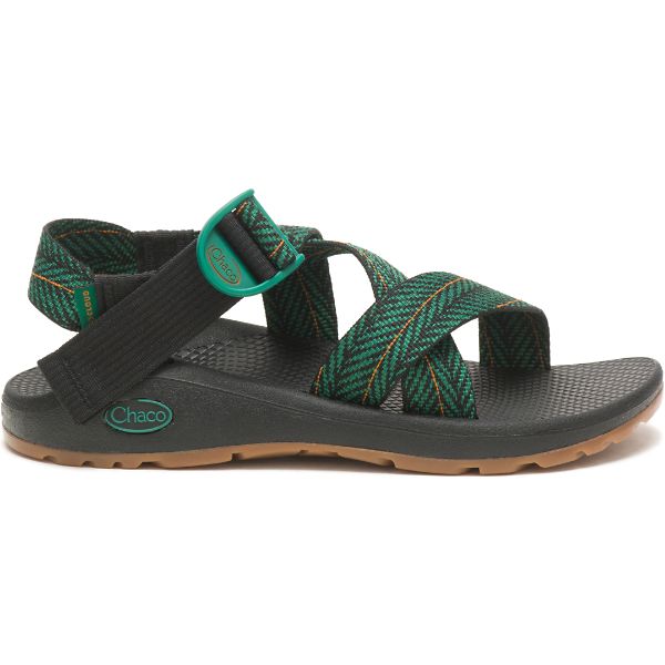 Chacos Mega Z/Cloud Women\'s Sandals Grey / Green | 1598720-US