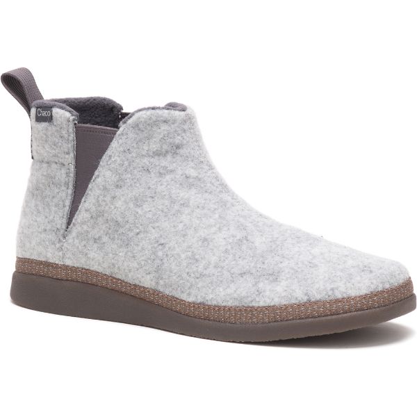 Chacos Revel Chelsea Boots Men's Cozy Comfort White / Brown | 497631-US