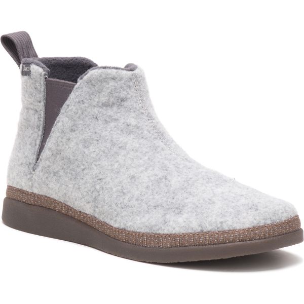 Chacos Revel Chelsea Boots Men's Cozy Comfort White / Brown | 497631-US