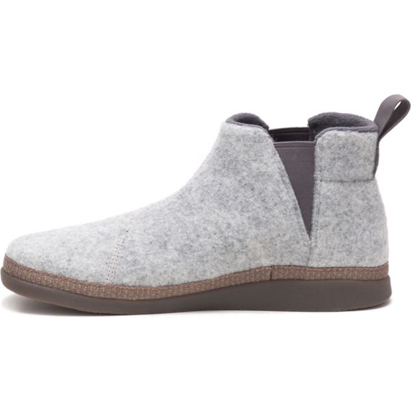 Chacos Revel Chelsea Boots Men's Cozy Comfort White / Brown | 497631-US