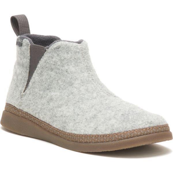 Chacos Revel Chelsea Boots Women's Cozy Comfort White / Brown | 4821573-US
