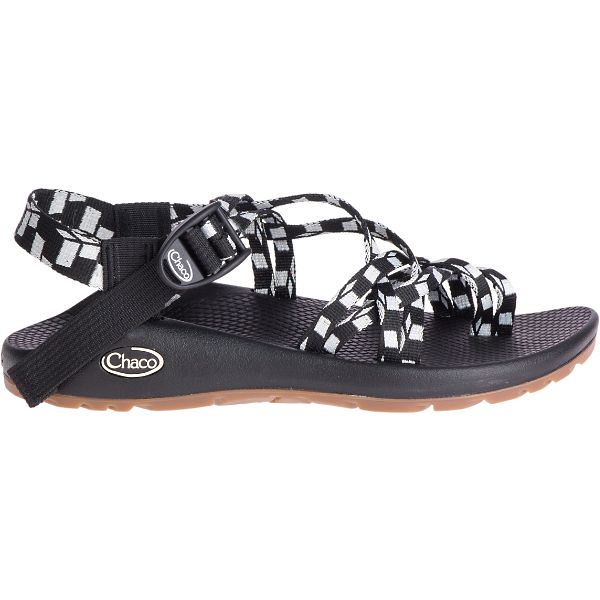 Chacos ZX/2 Classic Women\'s Z/Sandals Black / White | 5294038-US