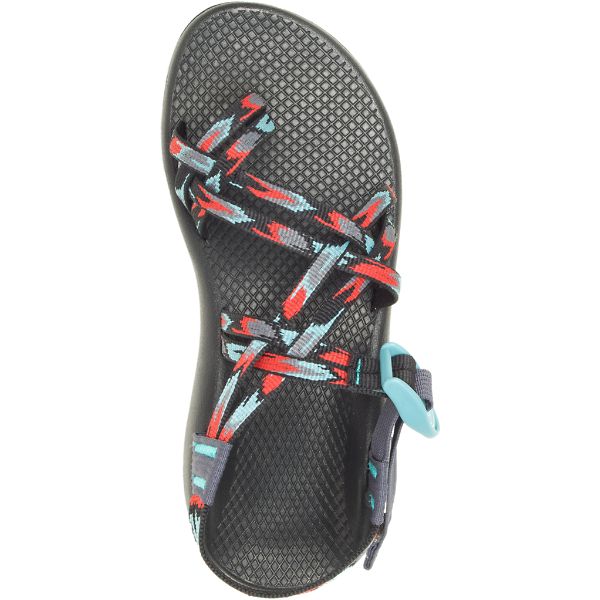 Chacos ZX/2 Classic Women's Z/Sandals Black / Red / Blue | 6427509-US