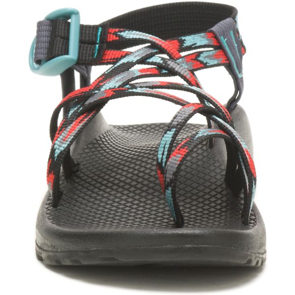 Chacos ZX/2 Classic Women's Z/Sandals Black / Red / Blue | 6427509-US