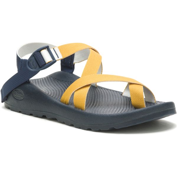Chacos Z/2 Classic Men's Sandals Black / Yellow / Blue | 247135-US