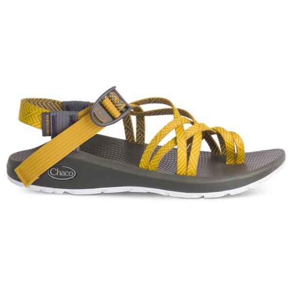 Chacos Z/Cloud X2 Women\'s Sandals Grey / Yellow | 9716358-US